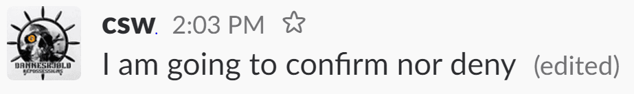 Craig Wright response