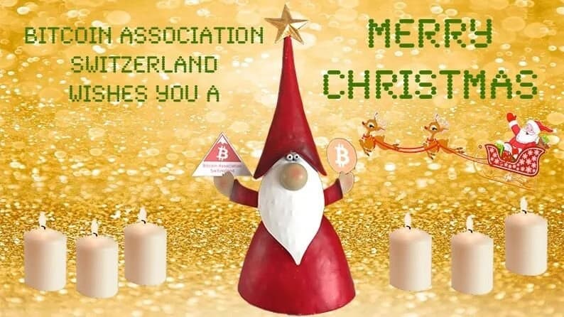 Bitcoin Christmas Meetup background